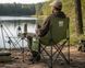 Складане туристичне крісло Bass Polska BH 30034 із бічною кишенею, кемпінгове крісло для риболовлі, пікніка та відпочинку, зелене BH 30034 фото 6