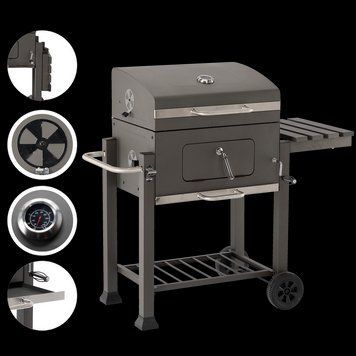 Мангал гриль-барбекю 114,5х60х108 см вугільний Garden Line BBQ5320 для саду,тераси та дому BBQ5320 фото