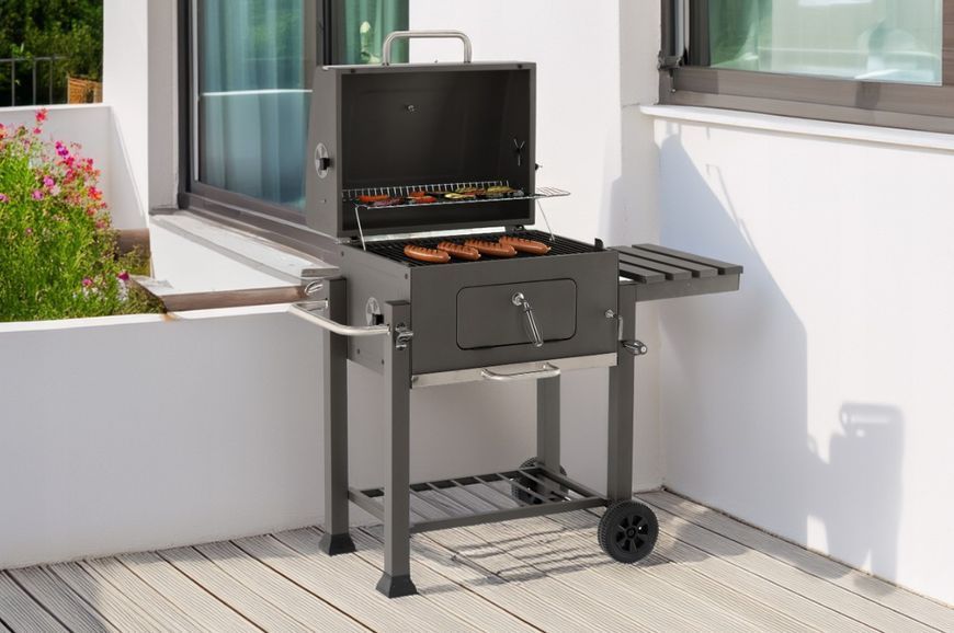 Мангал гриль-барбекю 114,5х60х108 см вугільний Garden Line BBQ5320 для саду,тераси та дому BBQ5320 фото