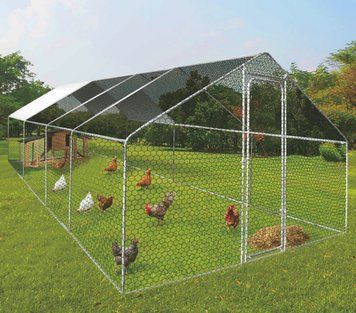 Курник, курятник з сталевим каркасом 6x3x1.95м GardenLine TUN4047 вольєр для курей, качок,гусей та інших домашніх тварин TUN4047 фото