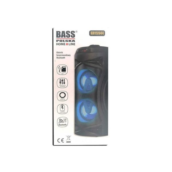 Портативна Bluetooth-колонка з підсвічуванням Bass Polska BH 15944 BH 15944 фото