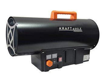 Газова теплова гармата Kraft&Dele KD11706, 45 кВт, з термостатом, пропан-бутан KD11706-R фото
