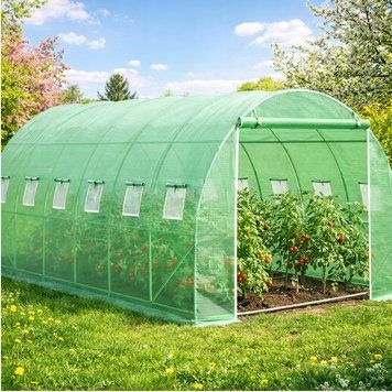 Садова теплиця 18 м&sup2; 6&times;3&times;2 м TFO19-3X6X2-1-B, міцний каркас 19 мм, ідеальна для овочів та фруктів TFO19-3X6X2-1-B фото