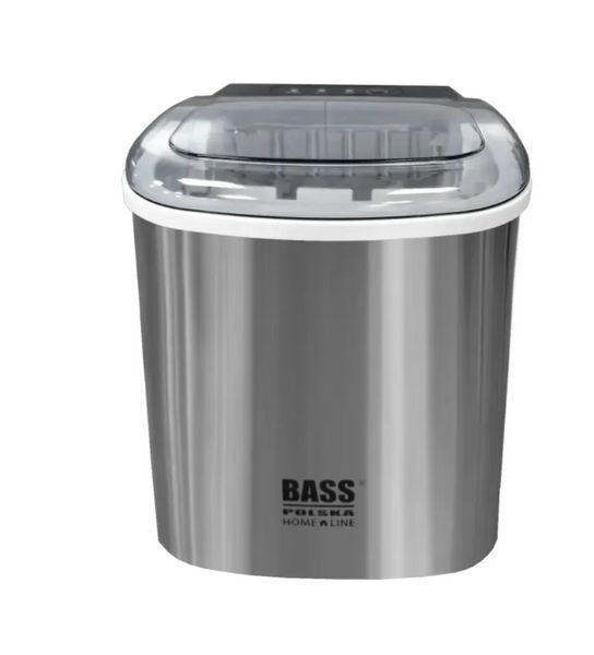 Льодогенератор електричний Bass Polska BH10002 сірий 1.3 л, продуктивність 12 кг/добу, для дому та офісу BH 10002 фото