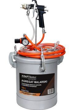 Пневматичний фарбопульт Kraft&Dele KD5793 10 л, генератор фарби, розпилювач для стін та стелі KD5793 фото