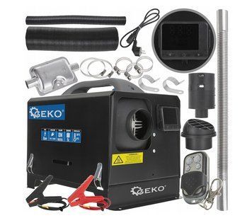 Масляний стоянковий обігрівач GEKO G80456 12 В / 230 В, 8 кВт з РК-дисплеєм та дистанційним керуванням WEBASTO G80456 фото