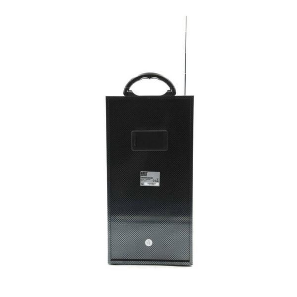Портативна Bluetooth колонка з радіо та мікрофоном для караоке та пультом ДУ Bass Polska 5941 5941 фото