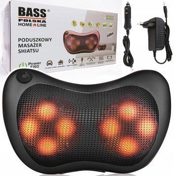 Масажна подушка для шиї та тіла Shiatsu Bass Polska BH 12820-B BH 12820-B фото