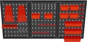 Металева перфорована дошка для інструментів 120х60 см Kraft&Dele KD11898 настінна органайзер для гаража KD11898 фото