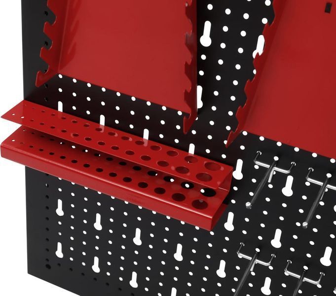 Металева перфорована дошка для інструментів 120х60 см Kraft&Dele KD11898 настінна органайзер для гаража KD11898 фото