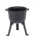 Чавунний казанок на ніжках з ручкою для перенесення Garden Line BBQ3727 11 л Сірий BBQ3727 фото 5