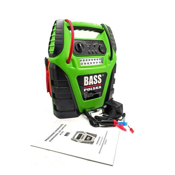 Зарядний пристрій з пуском, компресором,USB та LED лампою Bass Polska 5970 5970 фото