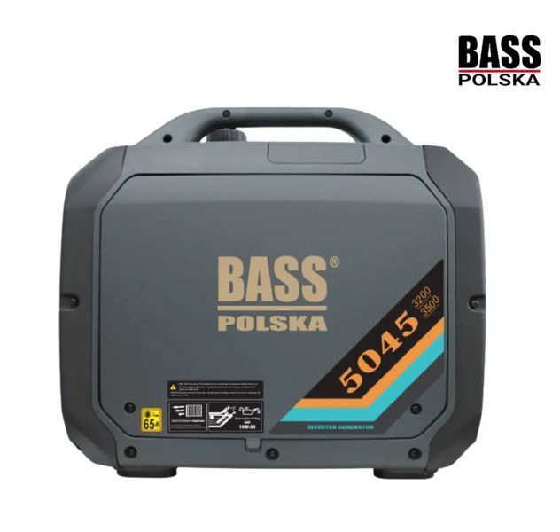 Генератор інверторний Bass Polska 5045 3.5 кВт &mdash; бензиновий, чистий синус, для будинку та техніки 5045 фото